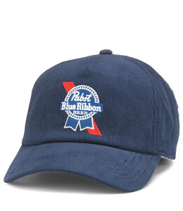 AMERICAN NEEDLE PABST BLUE RIBBON ROSCOE CORD HAT