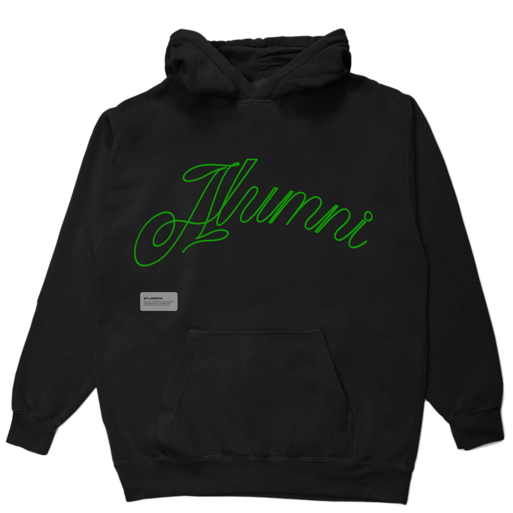 Students Golf Alumni Pullover Hoodie Black MODA3