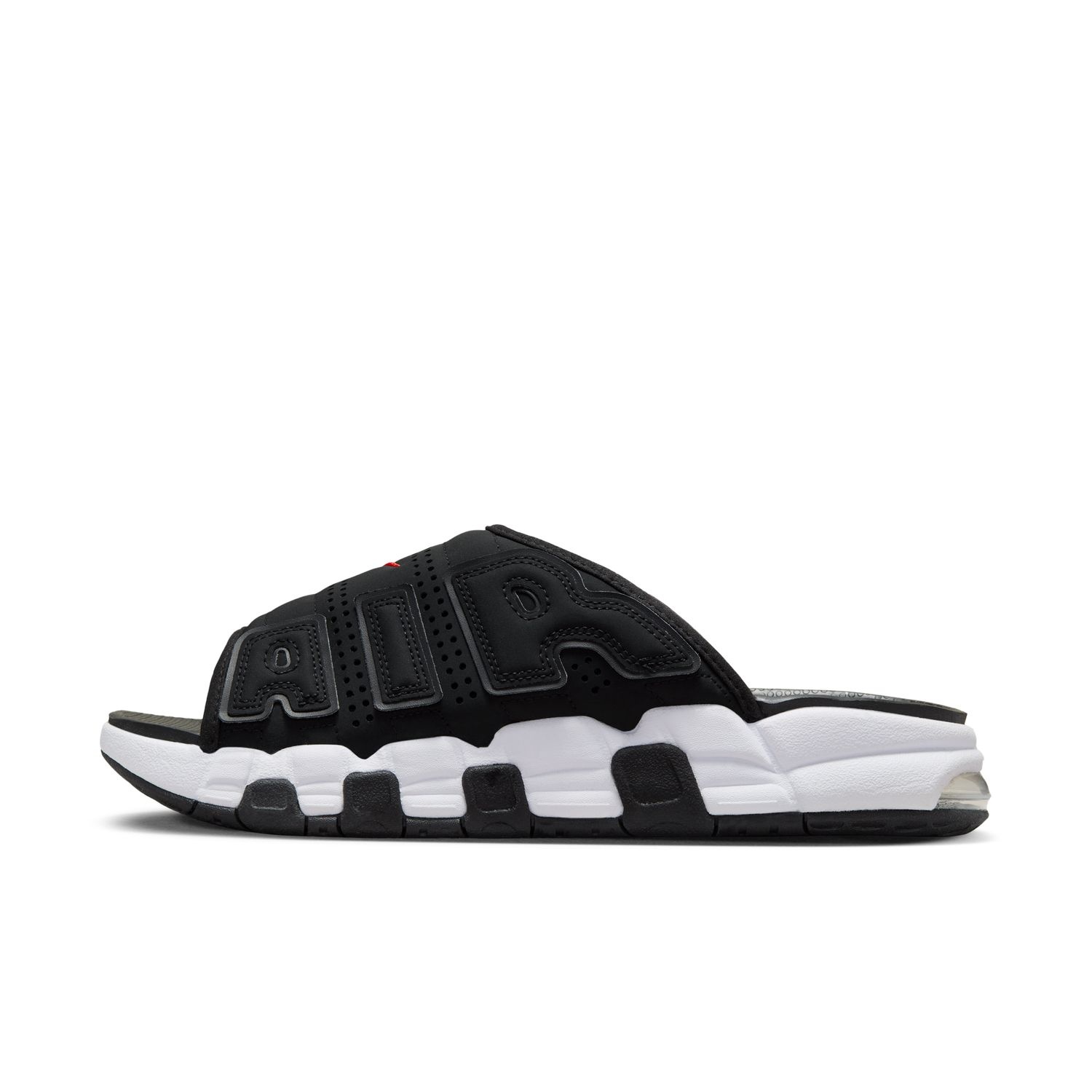 Nike Air More Uptempo Slide - Black/White-Black-Clear - MODA3