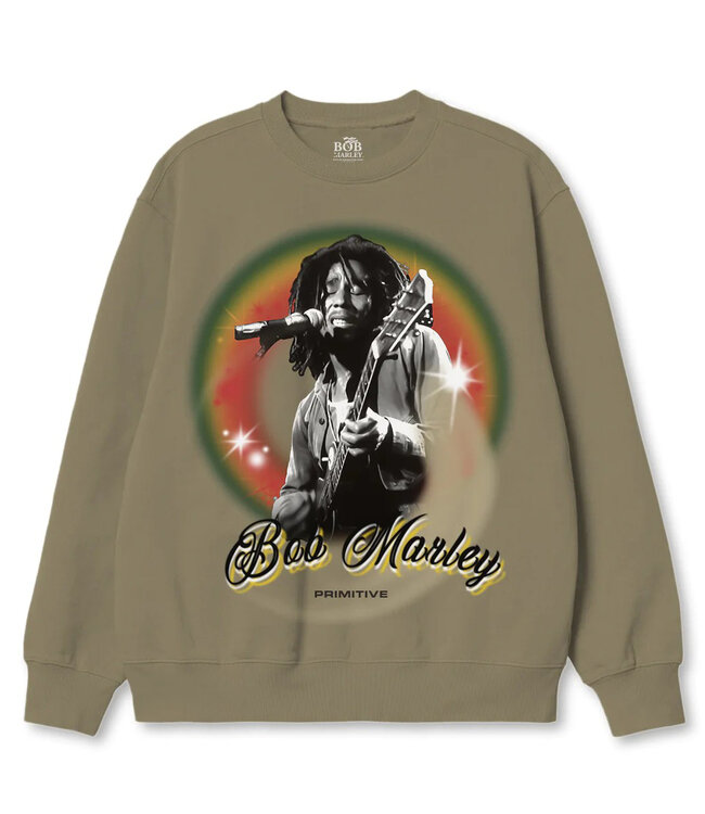 PRIMITIVE X Bob Marley Dreams Crewneck Sweatshirt