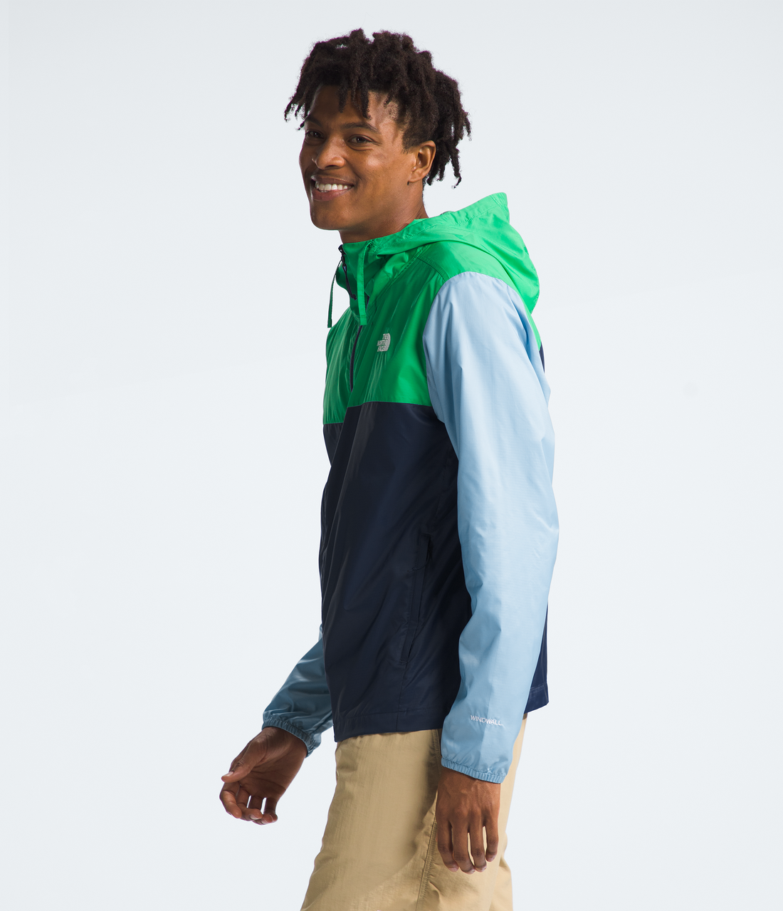 The North Face Cyclone 3 Jacket - Summit Navy/Optic Emerald/Steel 