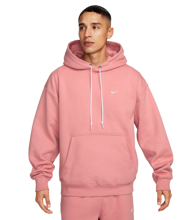 Nike Solo Swoosh Pullover Hoodie - Red Stardust - MODA3