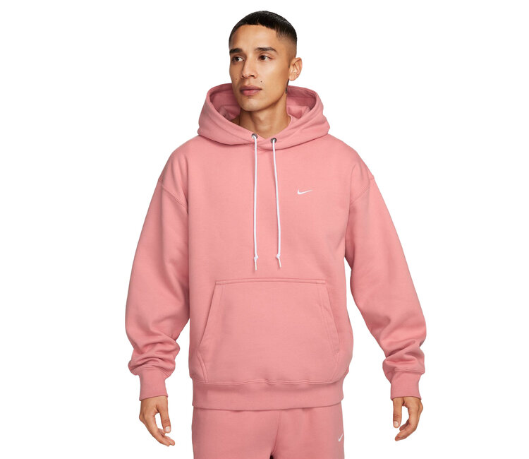 Nike Solo Swoosh Pullover Hoodie - Red Stardust - MODA3