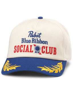 AMERICAN NEEDLE PABST SOCIAL CLUB CAPTAIN HAT