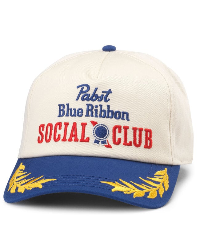 AMERICAN NEEDLE Pabst Social Club Captain Hat