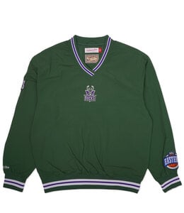 MITCHELL AND NESS BUCKS CLASSIC NYLON PULLOVER