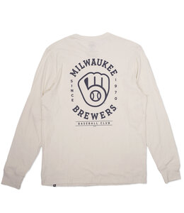 '47 BRAND BREWERS FALL BACK FRANKLIN LONG SLEEVE TEE