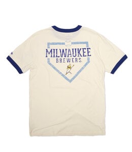 NEW ERA BREWERS PLATE RINGER TEE