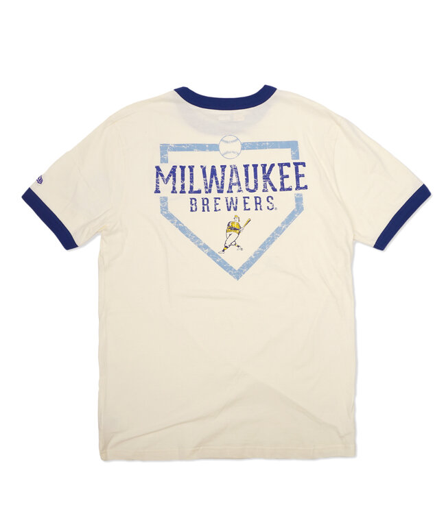 NEW ERA Brewers Plate Ringer Tee