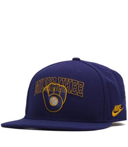 NIKE BREWERS DRI-FIT PRO COOPERSTOWN SNAPBACK HAT