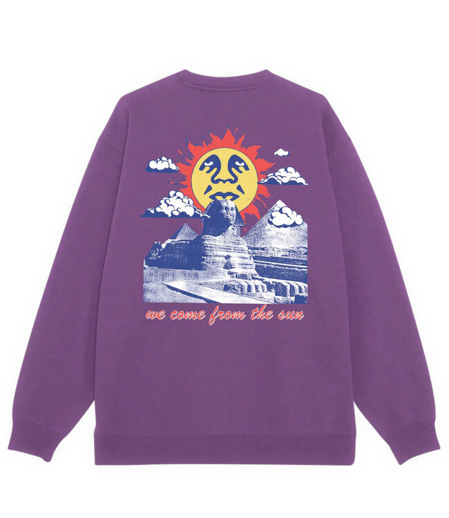 OBEY We Come From Sun Crewneck Sweatshirt