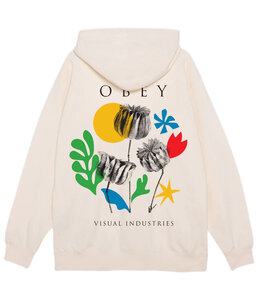 OBEY FLOWERS PAPERS SCISSORS PULLOVER HOODIE