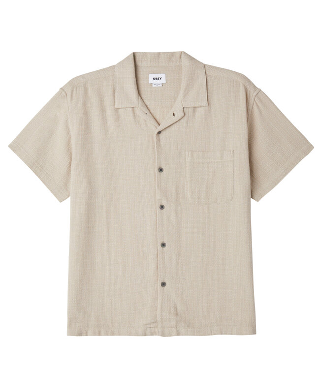 OBEY Feather Button Down Shirt