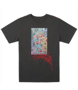 RVCA SAGE VAUGHN CROPPED FLOWER TEE