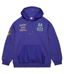 MITCHELL AND NESS BUCKS TEAM OG 2.0 PULLOVER HOODIE