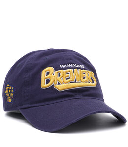 NEW ERA BREWERS THROWBACK 9TWENTY ADJUSTABLE HAT