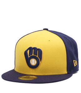 NEW ERA BREWERS ON FIELD ALTERNATE 9FIFTY SNAPBACK HAT