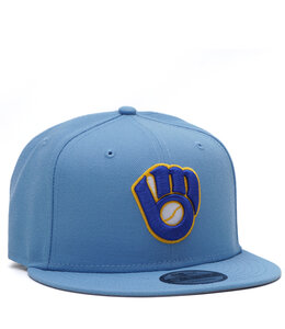 NEW ERA BREWERS COOPERSTOWN 9FIFTY SNAPBACK HAT