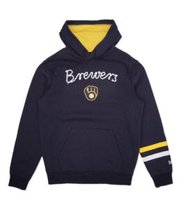 NEW ERA BREWERS LACED PULLOVER HOODIE