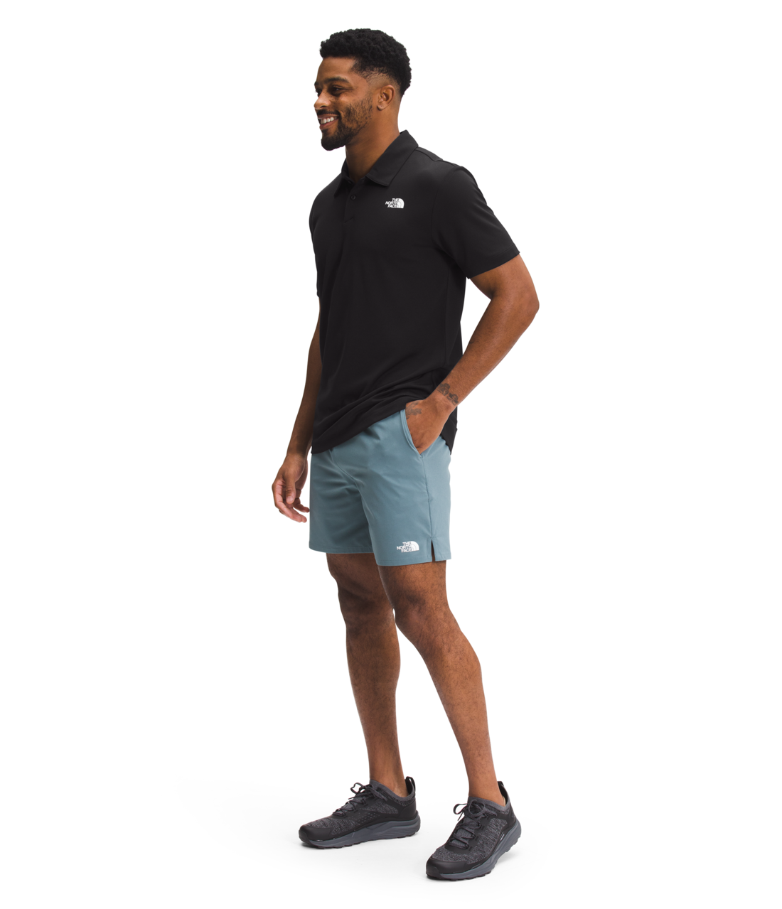  THE NORTH FACE Men's Terrain Polo, TNF Black, Small