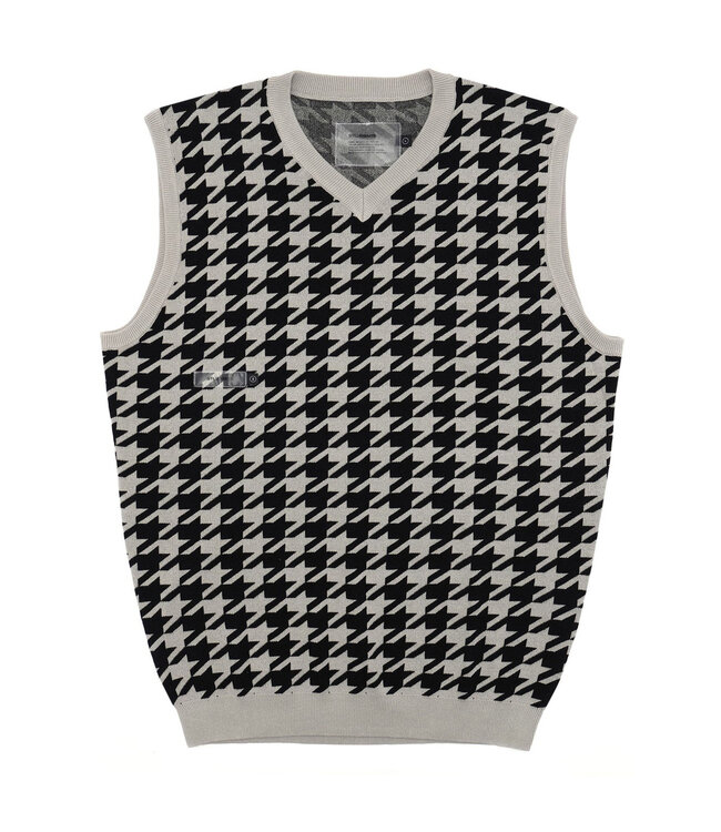 STUDENTS GOLF Layne Houndstooth Sweater Vest