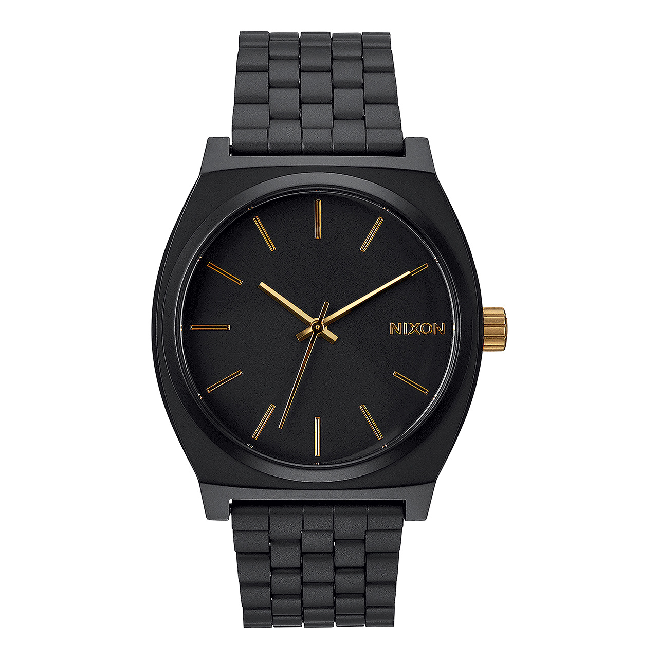 Nixon Time Teller Watch - Matte Black/Gold