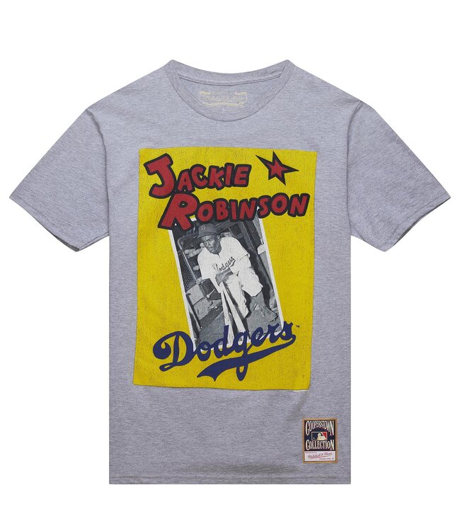 MITCHELL AND NESS Jackie Robinson Vintage Cover Tee