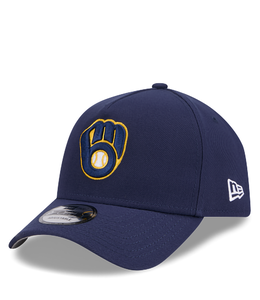 NEW ERA BREWERS TEAM COLOR A-FRAME 9FORTY SNAPBACK HAT