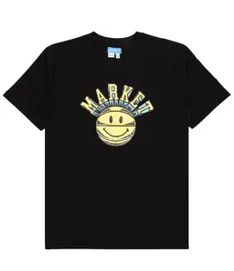 MARKET SMILEY HOOPS TEE