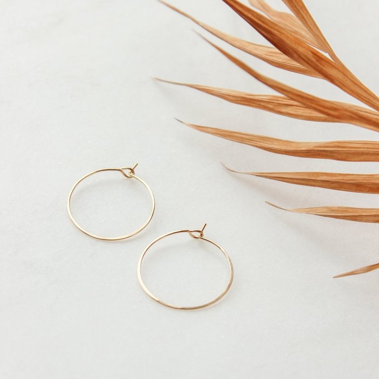 Medium Cypress Hoops