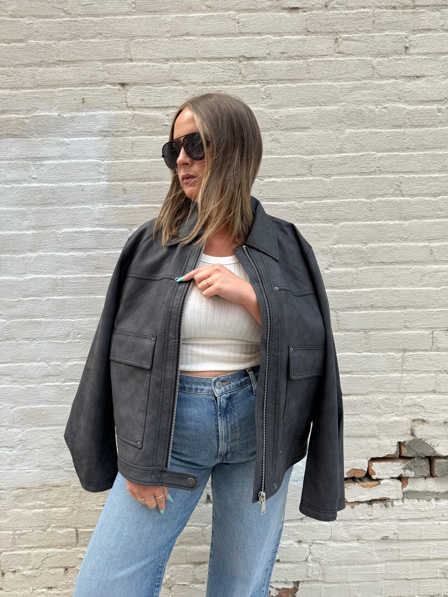 Blair leather jacket hotsell