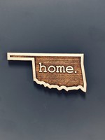 J & J Woodshop Oklahoma Shaped Magnet