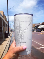 Well Told Home Town Map 20oz Insulated Pin Tumbler
