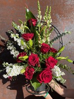 Golden Crown Funeral Arrangement - Premium