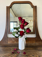 Golden Crown Half Dozen Rose Vase
