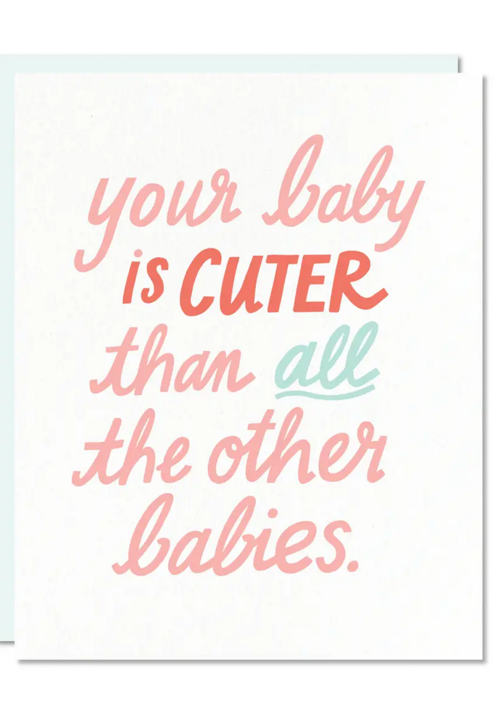 odd daughter paper company odd daughter cuter baby card