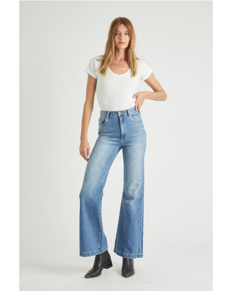 rollas flared jeans