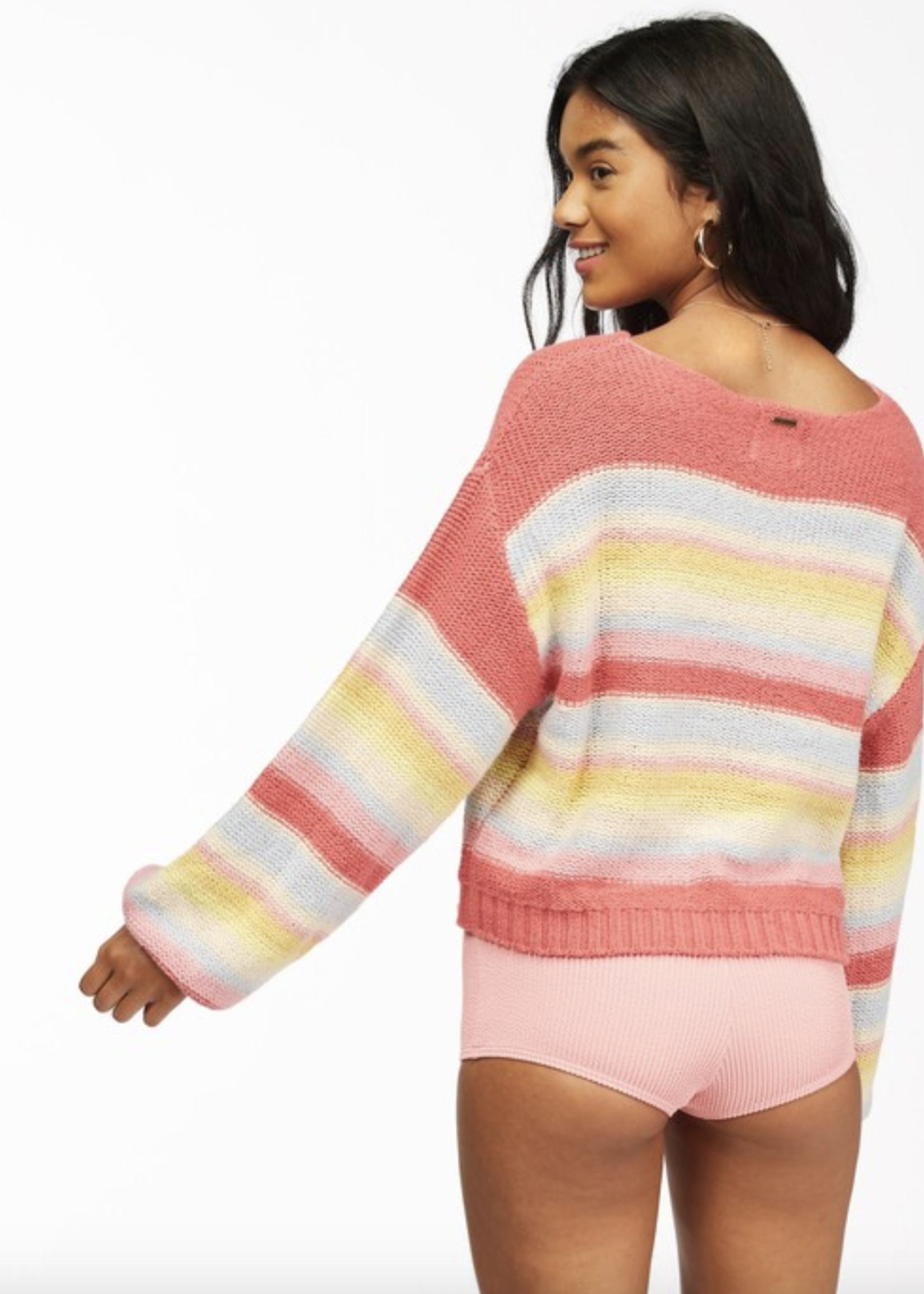 billabong striped sweater