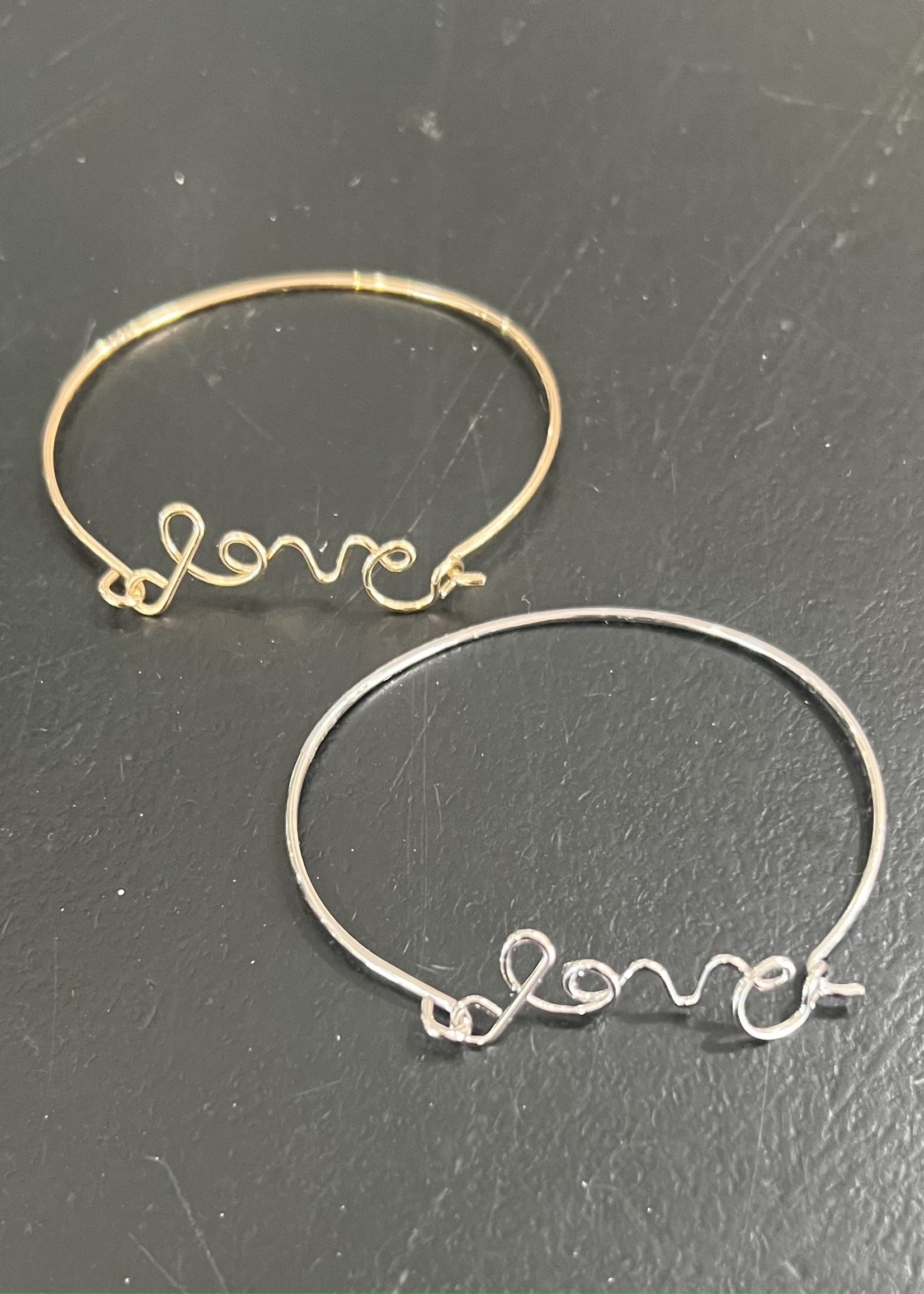 scripted love bracelet