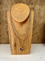 leopard charm necklace