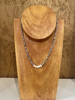 zebra bead necklace