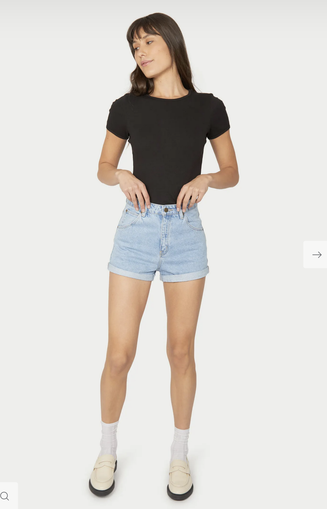 rollas duster short sunday blue - mimi 