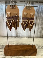 triangle drop earrings (available in other colors)