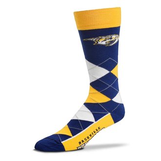 For Bare Feet FOR BARE FEET - Argyle Lineup - Nashville Predators - Unisex - OSFM