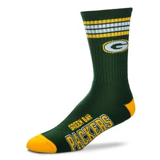 For Bare Feet FBF - 4-Stripe Deuce - Green Bay Packers - Unisex