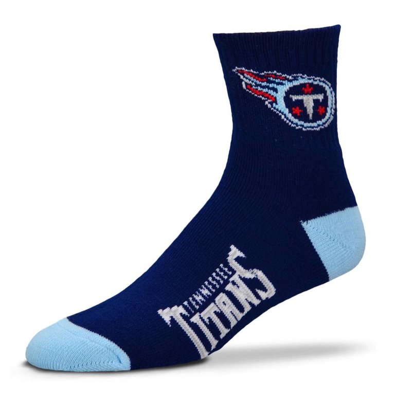 For Bare Feet FBF - Team Color - Quarter - Tennessee Titans - Unisex