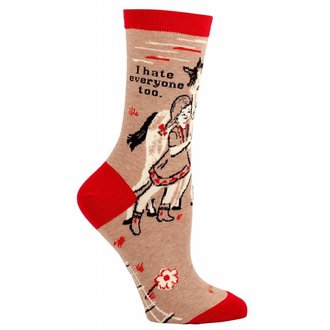 Blue Q Blue Q - I Hate Everyone Too - Crew - Women's