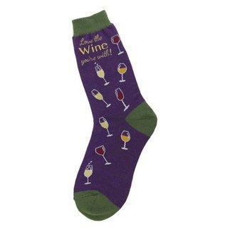 Foot Traffic Foot Traffic - Love Wine - 6846 - Crew - Women's
