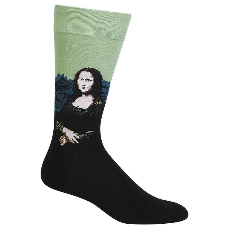 Hot Sox Hot Sox - Famous Artist Series - Mona Lisa - HM400004 - Crew - Men's