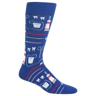 Hot Sox Hot Sox - Dentist - Dark Blue - Crew - Men's